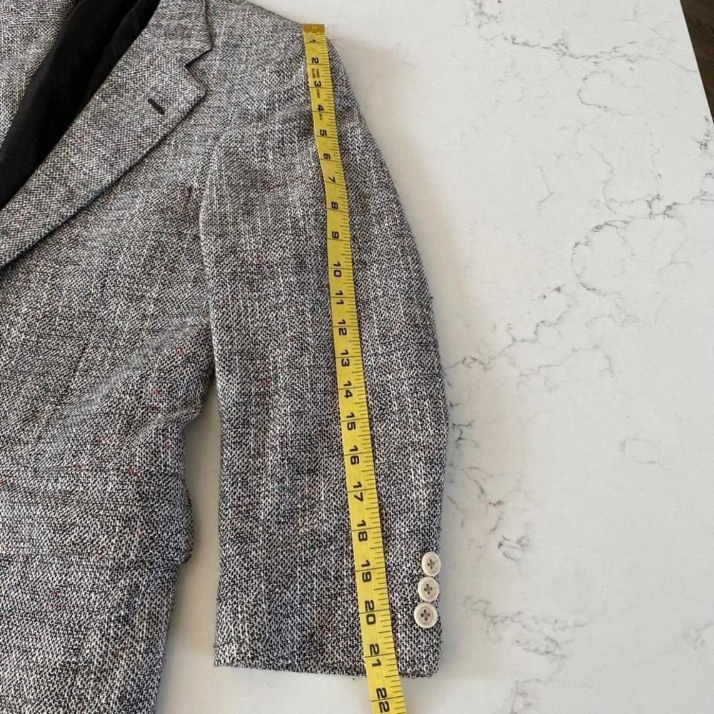 Vintage Marks Ltd. Chicago Tweed Blazer Sport Coat‎  Made in USA  Approx. 42 R - Picture 7 of 8